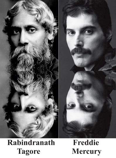 Queen Songwriter and Singer Freddie Mercury as the Reincarnation of Bengali Songwriter and Singer Rabindranath Tagore