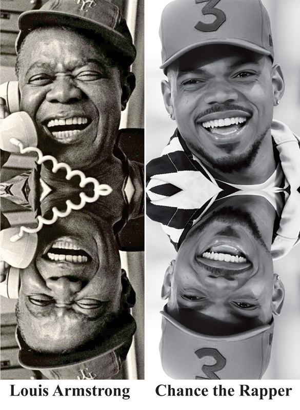 Chance the Rapper as the Reincarnation of Louis Armstrong: Christmas Musical Compositions in Two Lifetimes